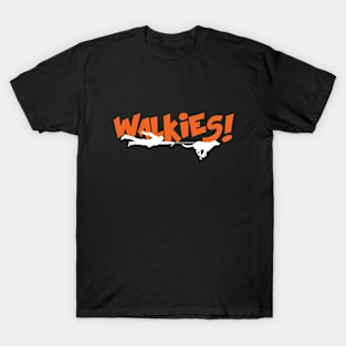 Walkies Dog Dad (Orange) T-Shirt